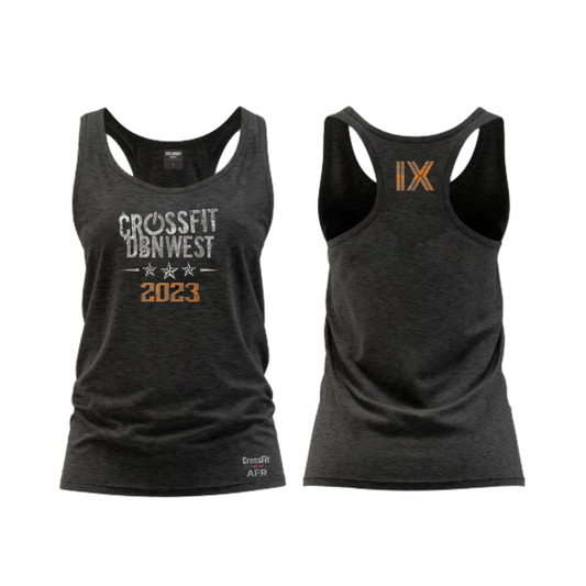 CF Crossfit Durban West - Charcoal - Ladies vest