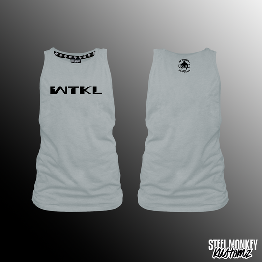 WTKL - Ladies Muscle Tank - Grey - Simplistic