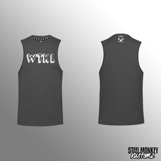 WTKL - Mens Muscle Tank - Charcoal - Written