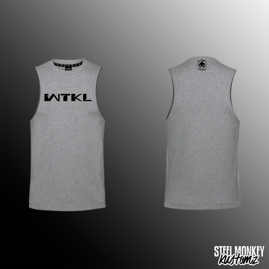 WTKL - Mens Muscle Tank - Grey - Simplistic