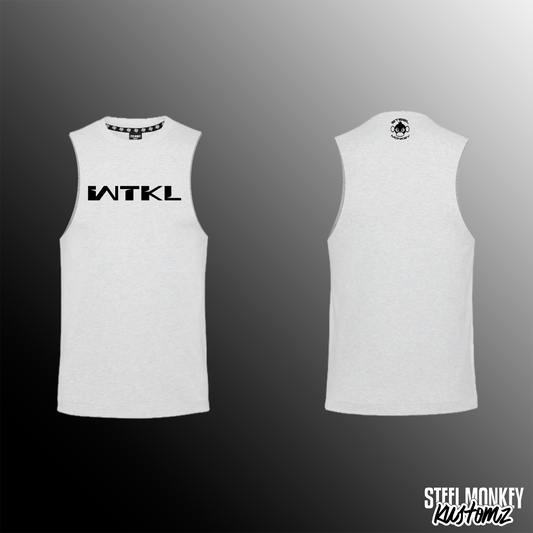 WTKL - Mens Muscle Tank - White - Simplistic