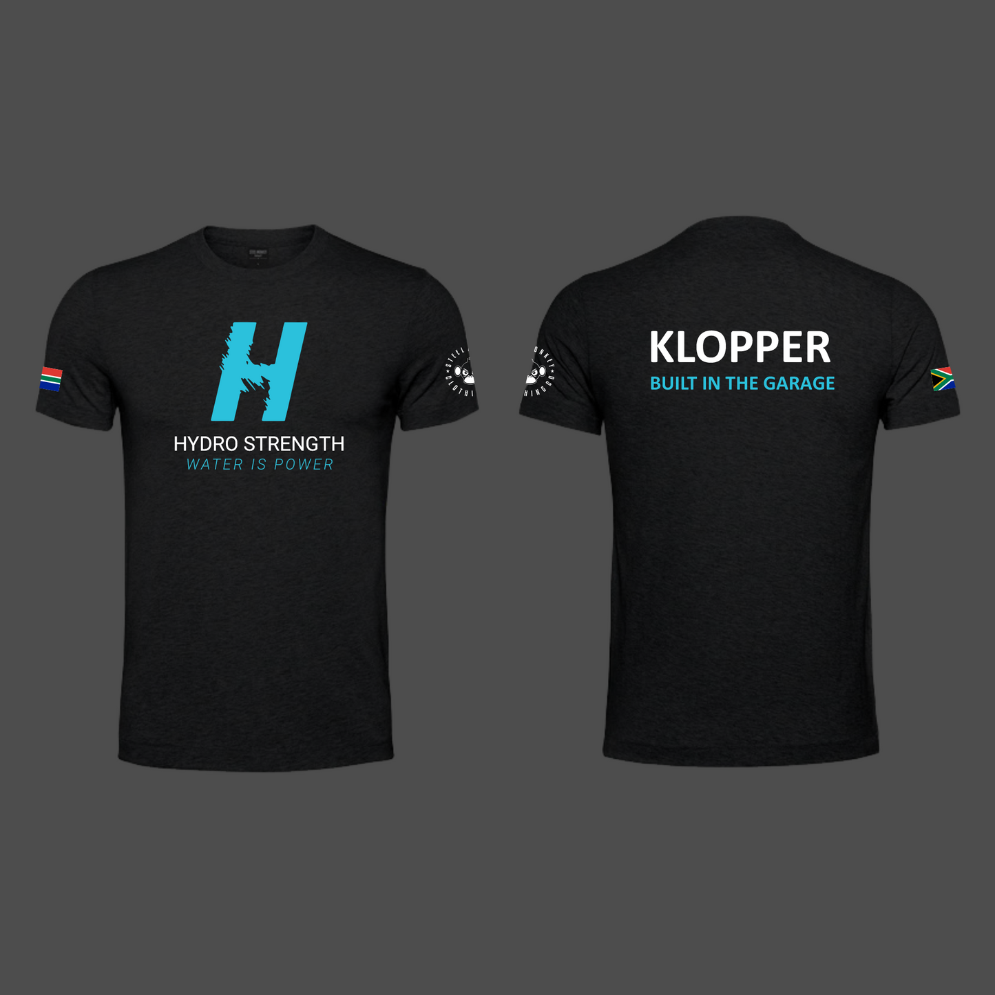Hydro Strength - Klopper - Tshirt - Black