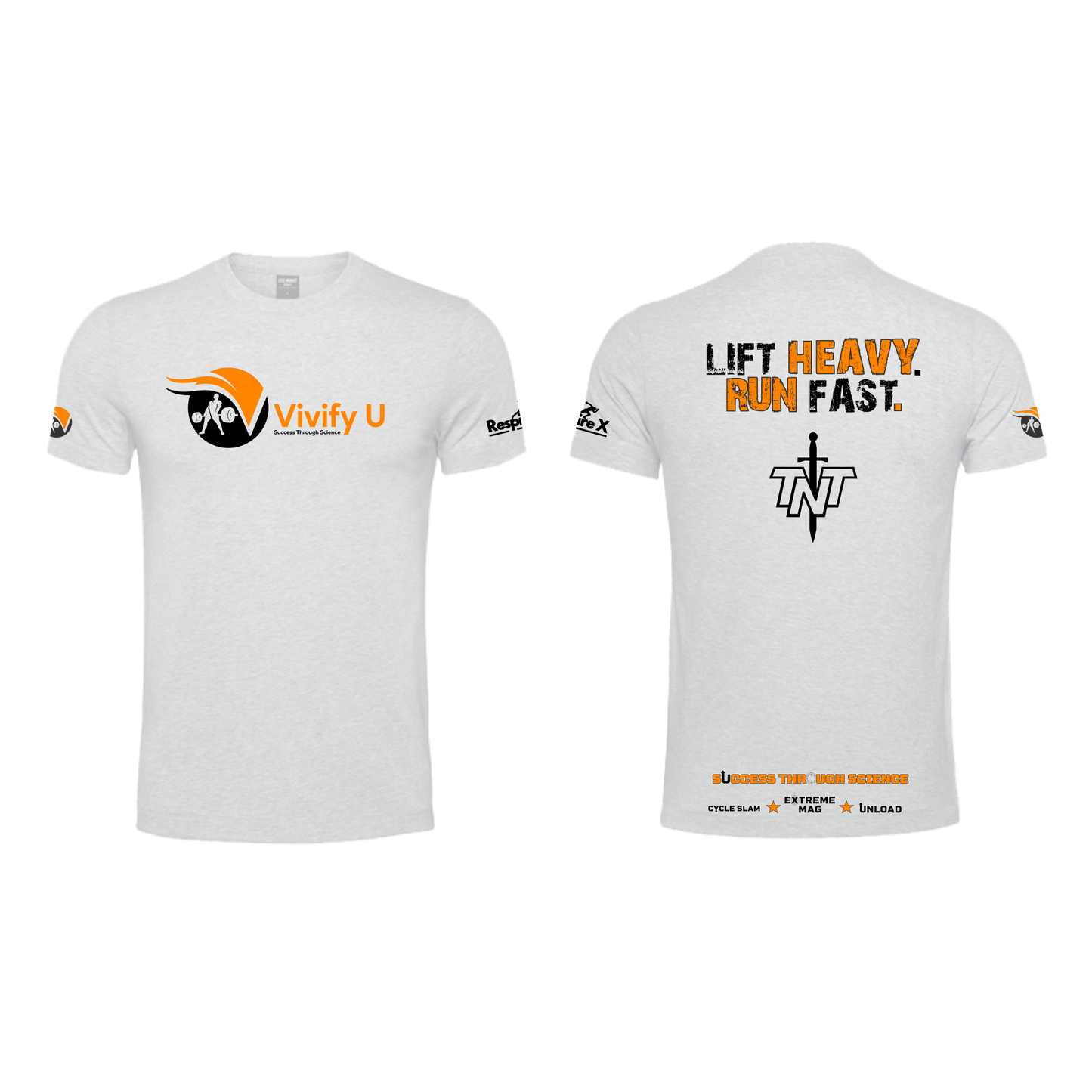 Vivify U - Battle Shirts - Tshirt - White