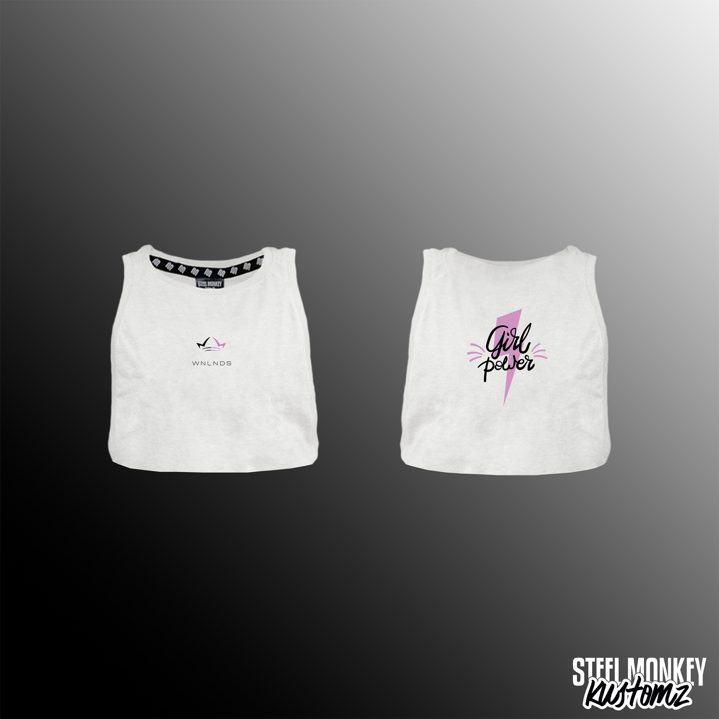 Winelands Fitness - Crop - Sleeveless Vest - Ladies - Girl Power