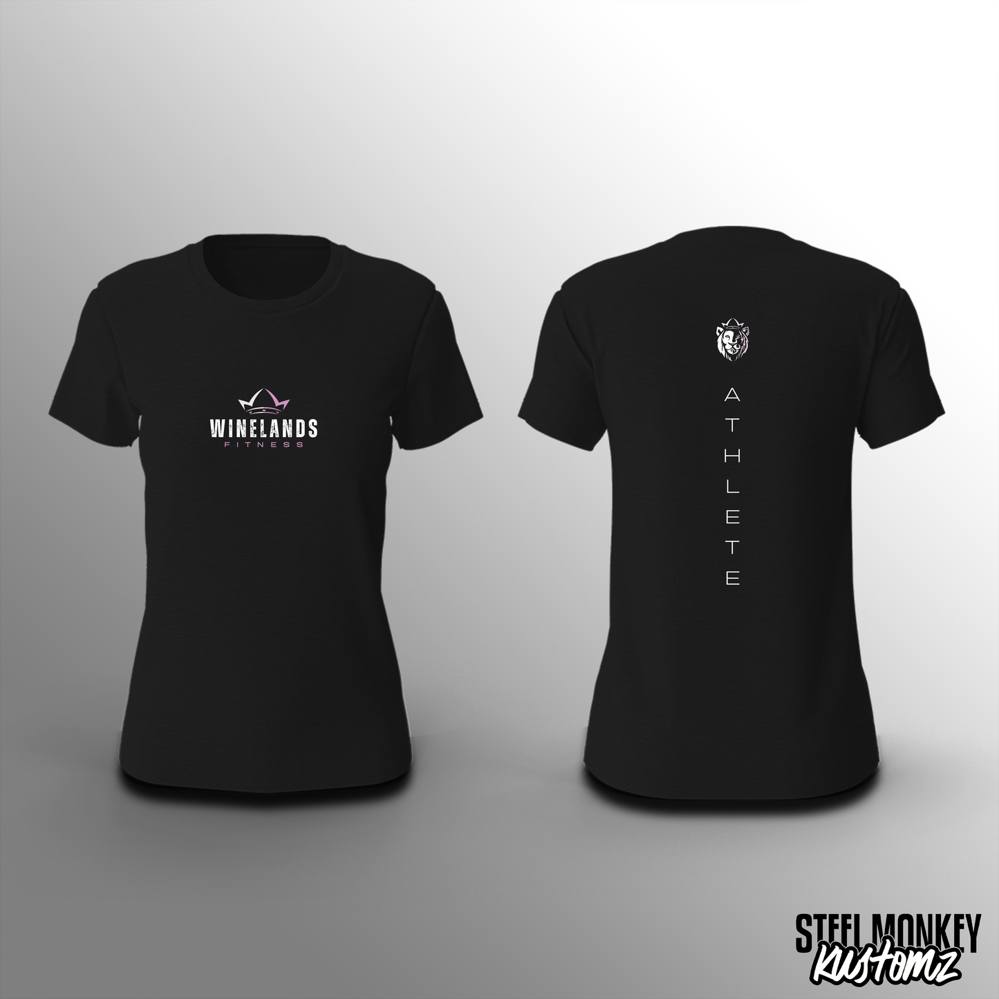 Winelands Fitness - T-Shirt - Athlete - Black