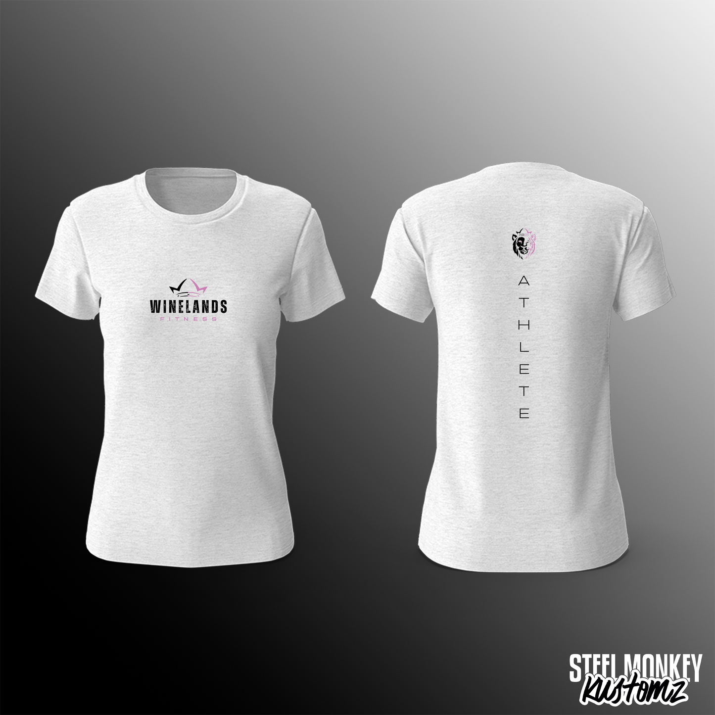 Winelands Fitness - T-Shirt - Athlete - White