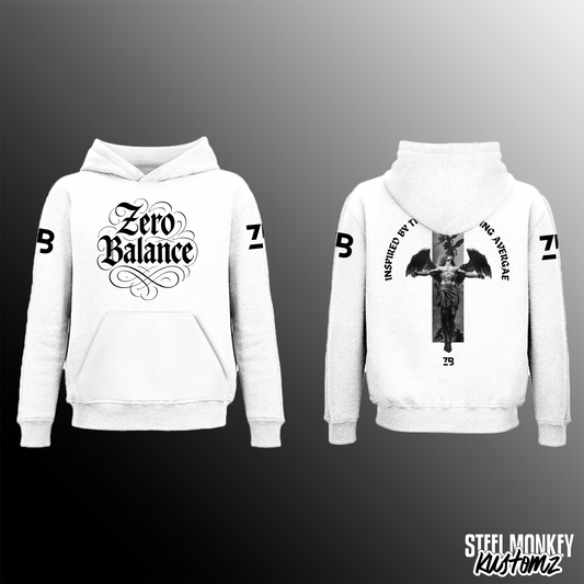 CDK - White Hoodie - Brushed Fleece - Zero Average