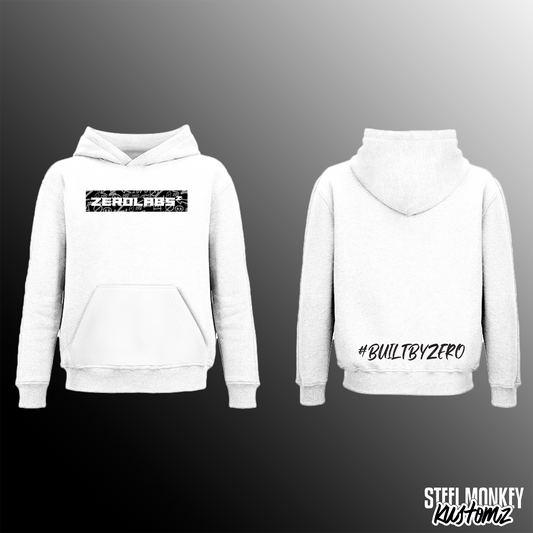 CDK - White Hoodie - Brushed Fleece - ZeroLabs