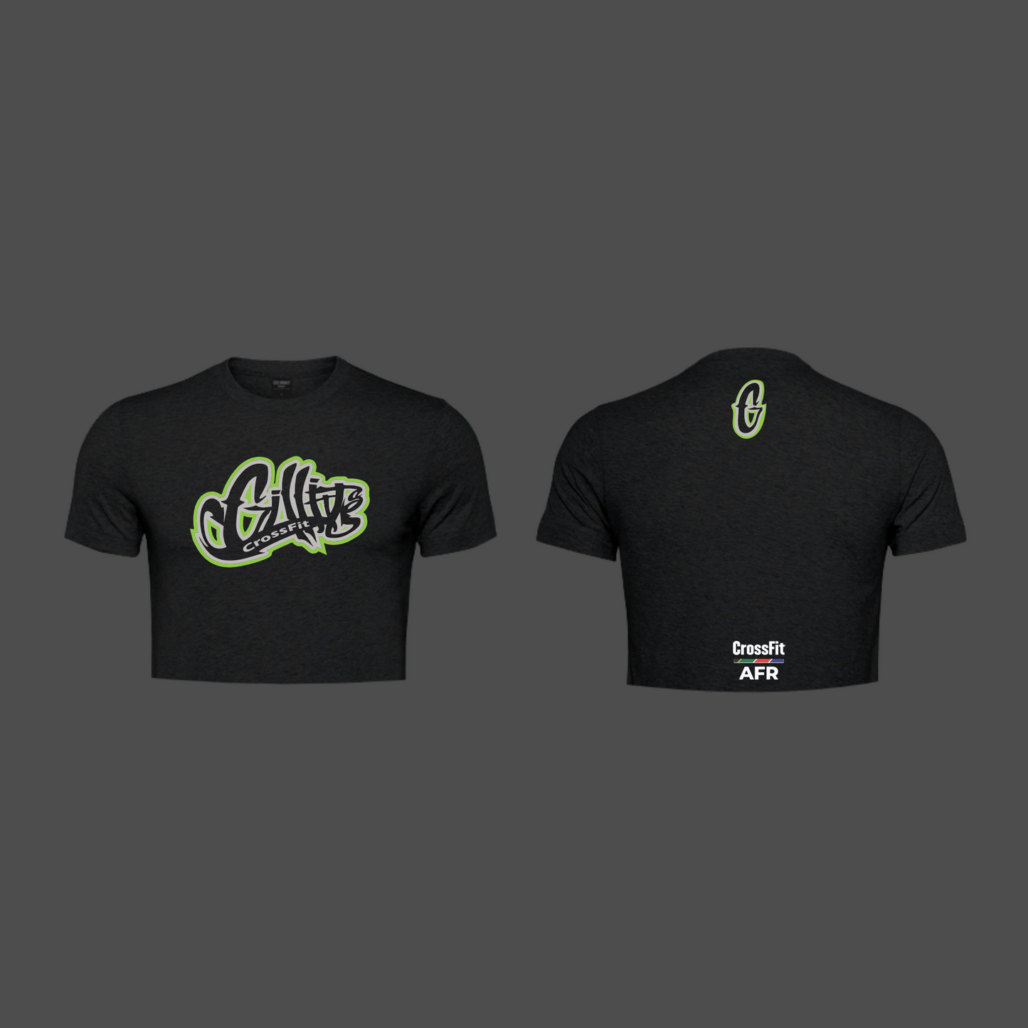 CF Gillitts / CF Africa - Ladies Cropped Tshirts - Crossfit Logo