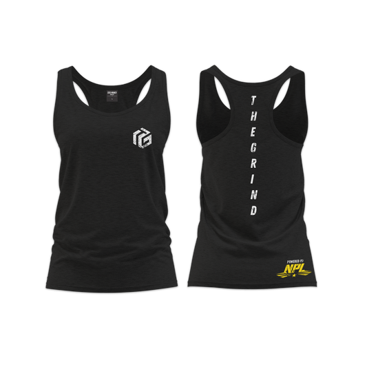 The Grind Ladies Straight Cut  Vest - Black 4