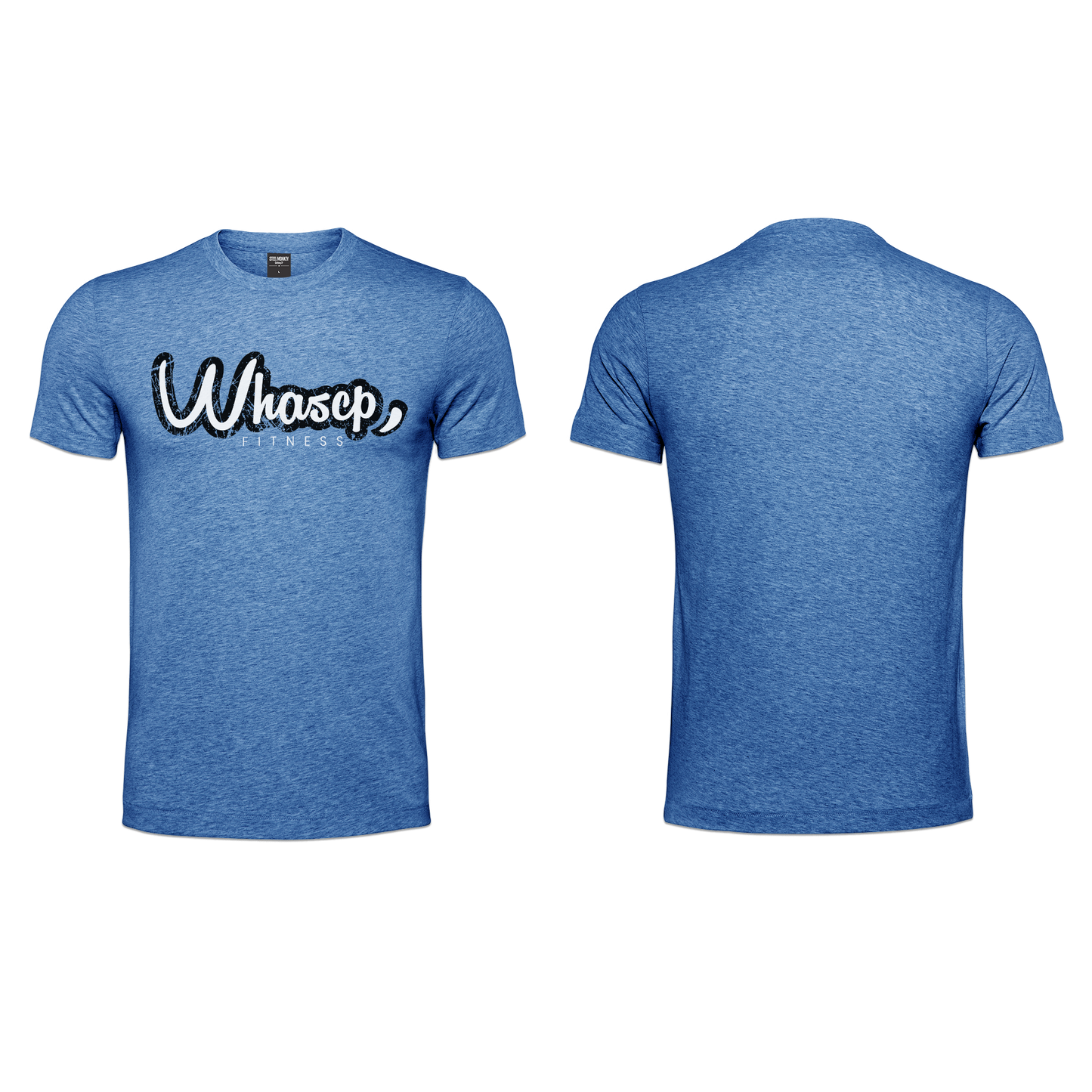 WHASCP Fitness Men's T-Shirt - Blue Melange