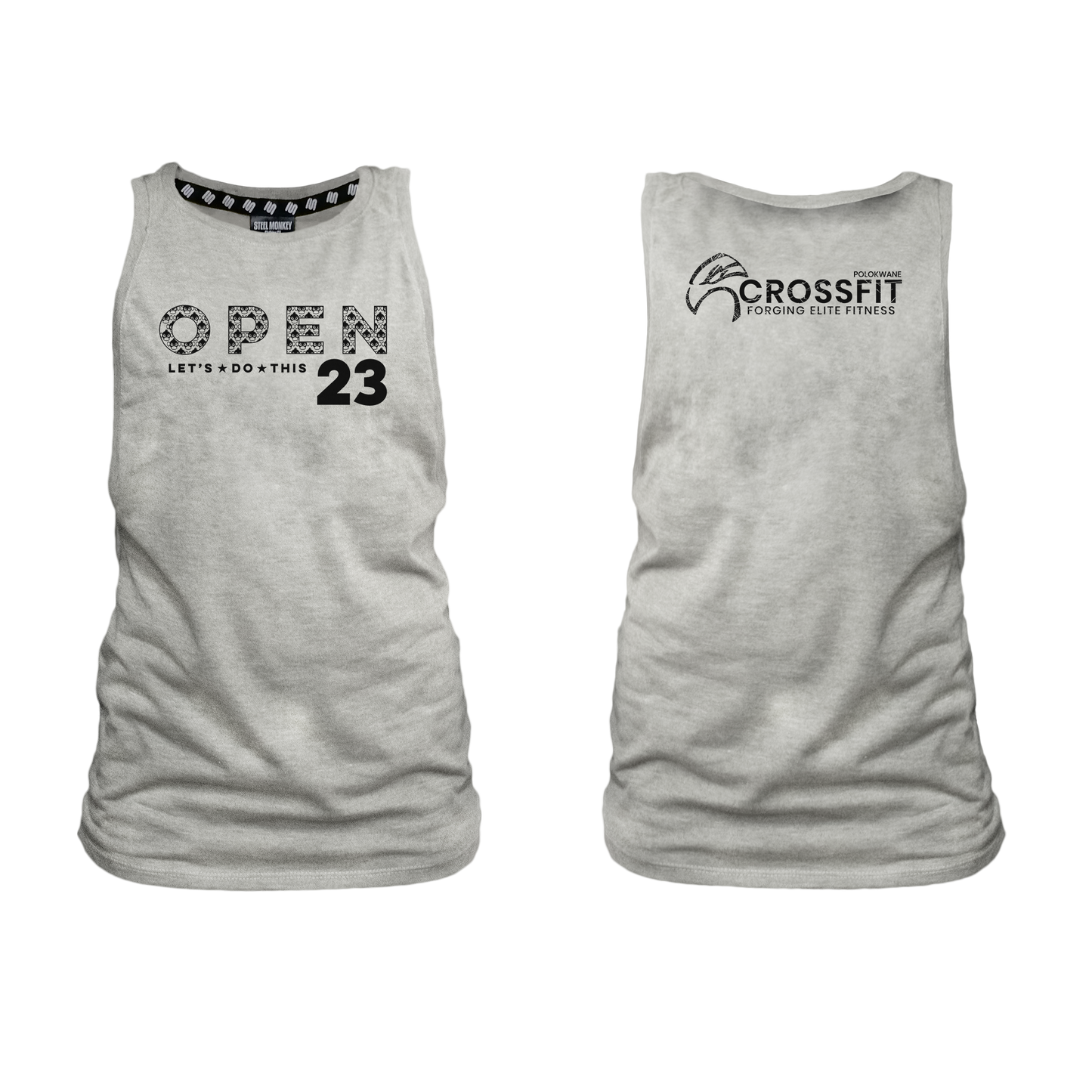 Polokwane Open 23 Ladies Tank - Grey Melange
