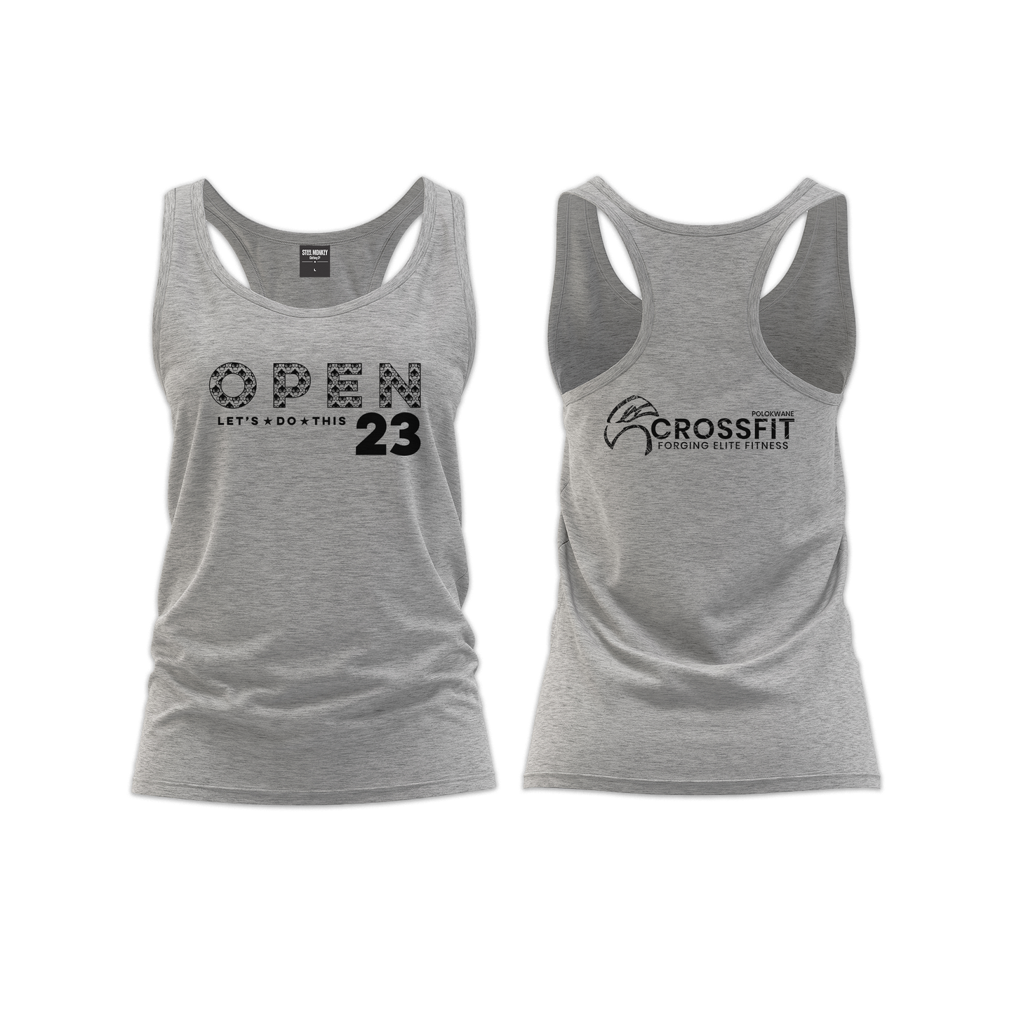 Polokwane Open 23 Ladies Straight Cut Vest - Grey Melange
