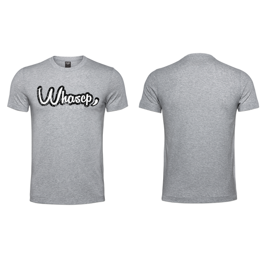 WHASCP Fitness Ladies T-Shirt - Light Grey Melange
