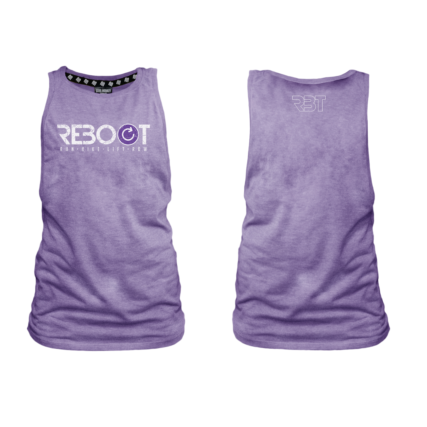 Reboot Ladies Muscle Tank - Indigo Melange