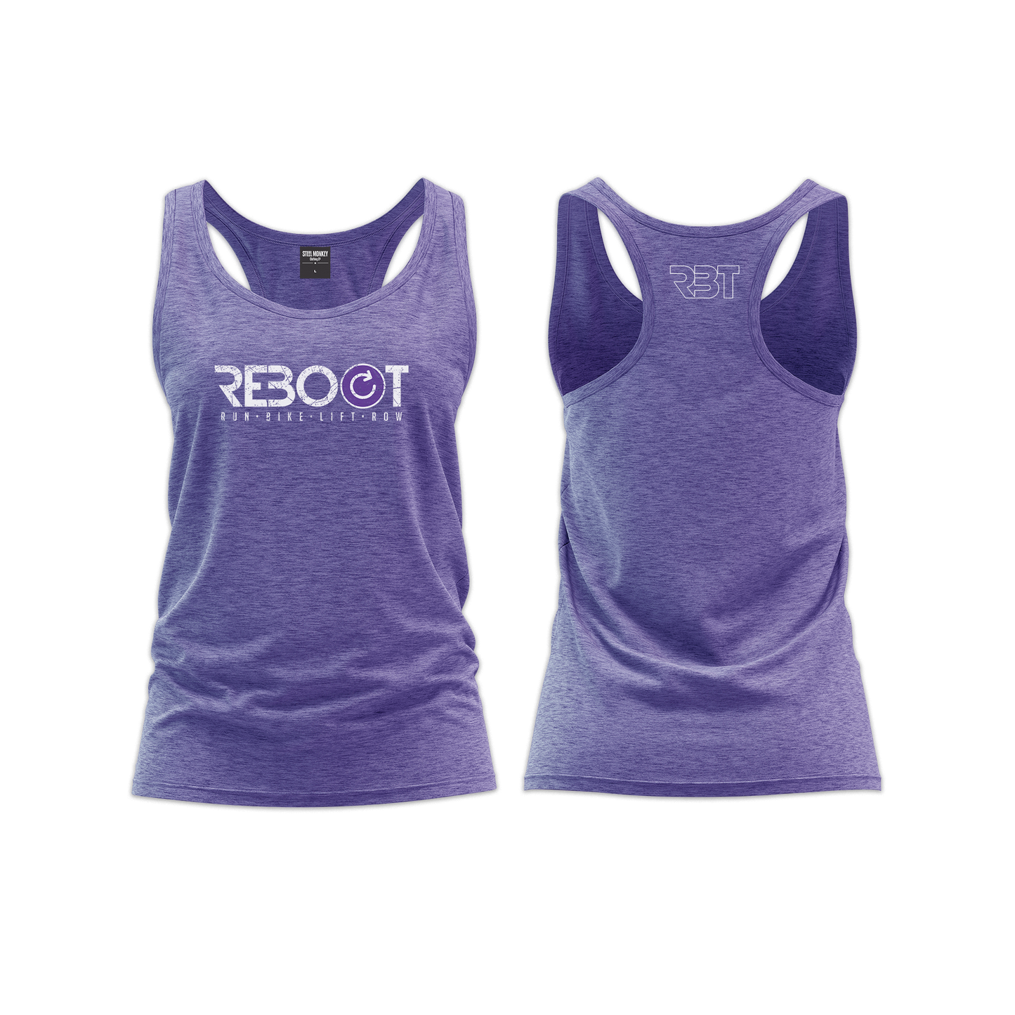 Reboot Ladies Straight Cut Vest - Indigo Melange