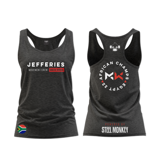 The JEFFERIES Ladies Straight Cut Vest - Charcoal