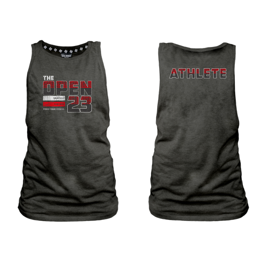 Taniwha Open 2023 Ladies Muscle Tank - Charcoal Melange