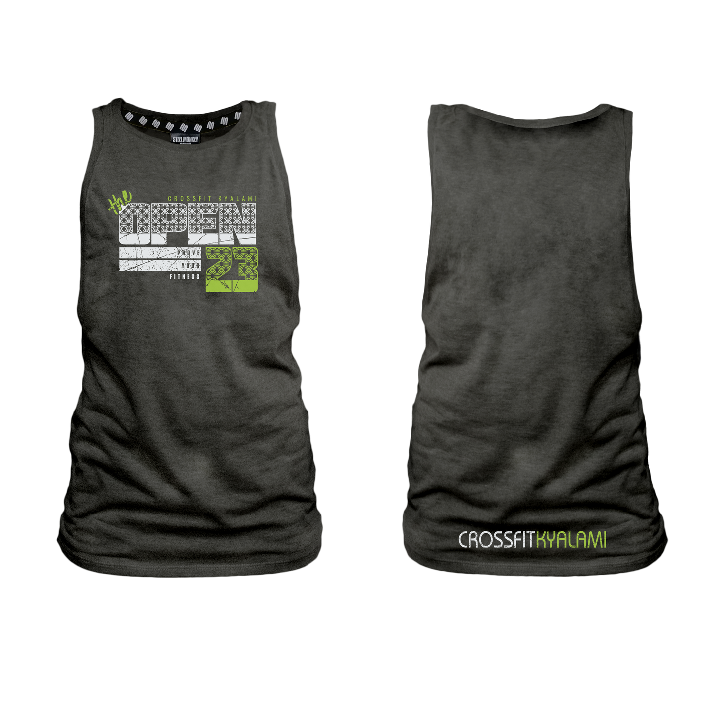 Kyalami Open 2023 Ladies Muscle Tank - Charcoal Melange