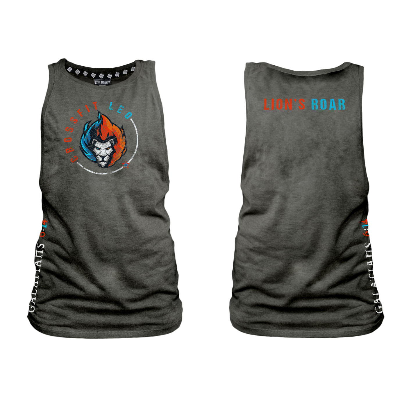 CrossFit Leo - Muscle Tank - Charcoal