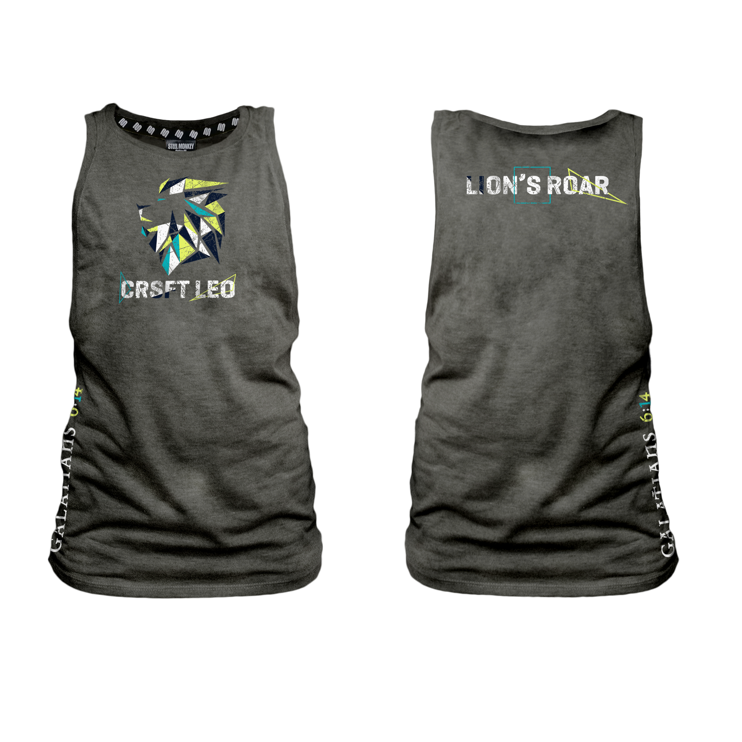 CrossFit Leo - Muscle Tank - Charcoal