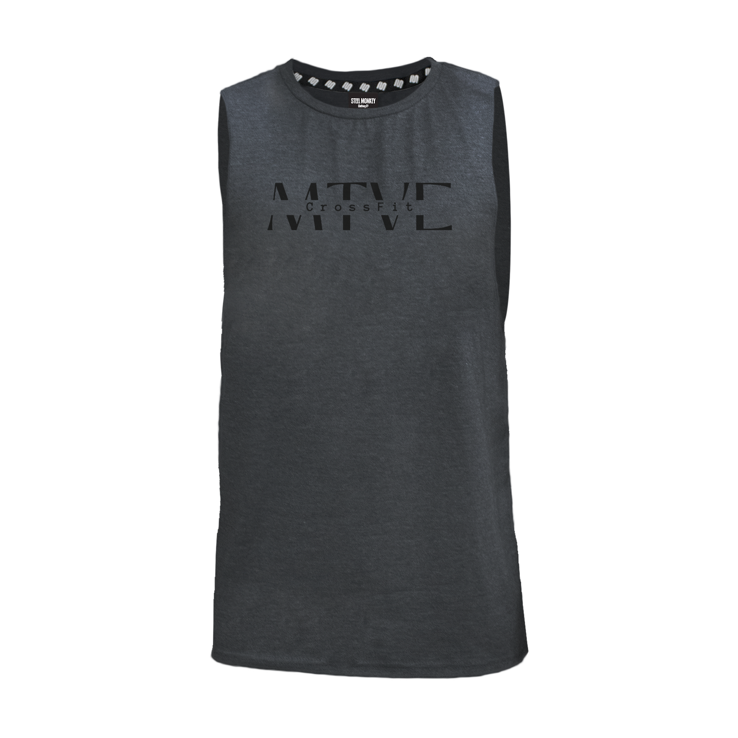 CrossFit Motive Men's Tank - Charcoal Melange (Black)