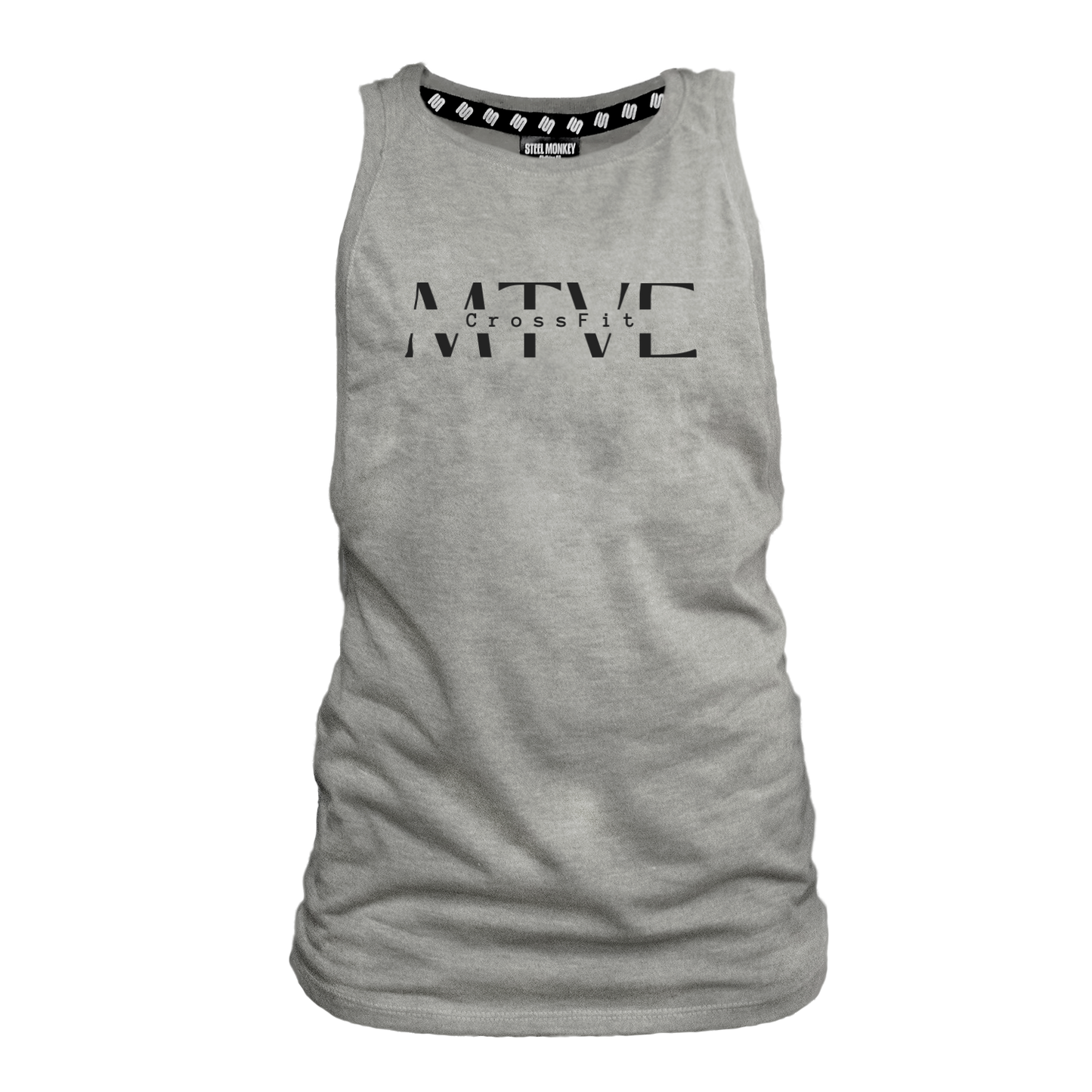 CrossFit Motive Ladies Muscle Tank - Grey Melange (Black)