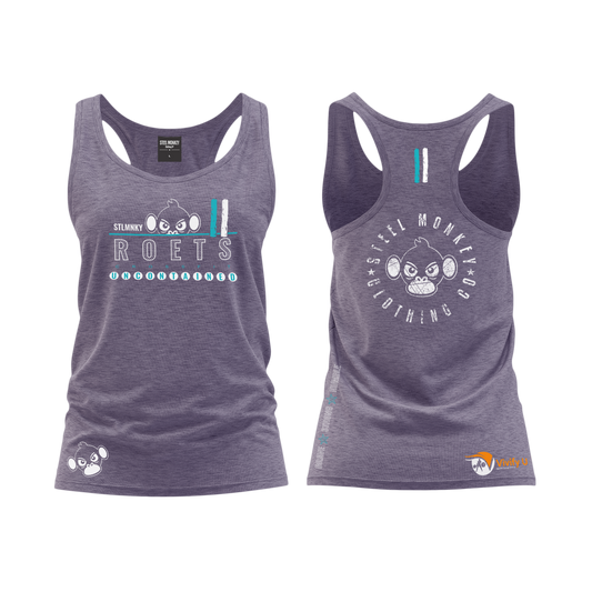 The ROETS Ladies Straight Cut Vest - Indigo