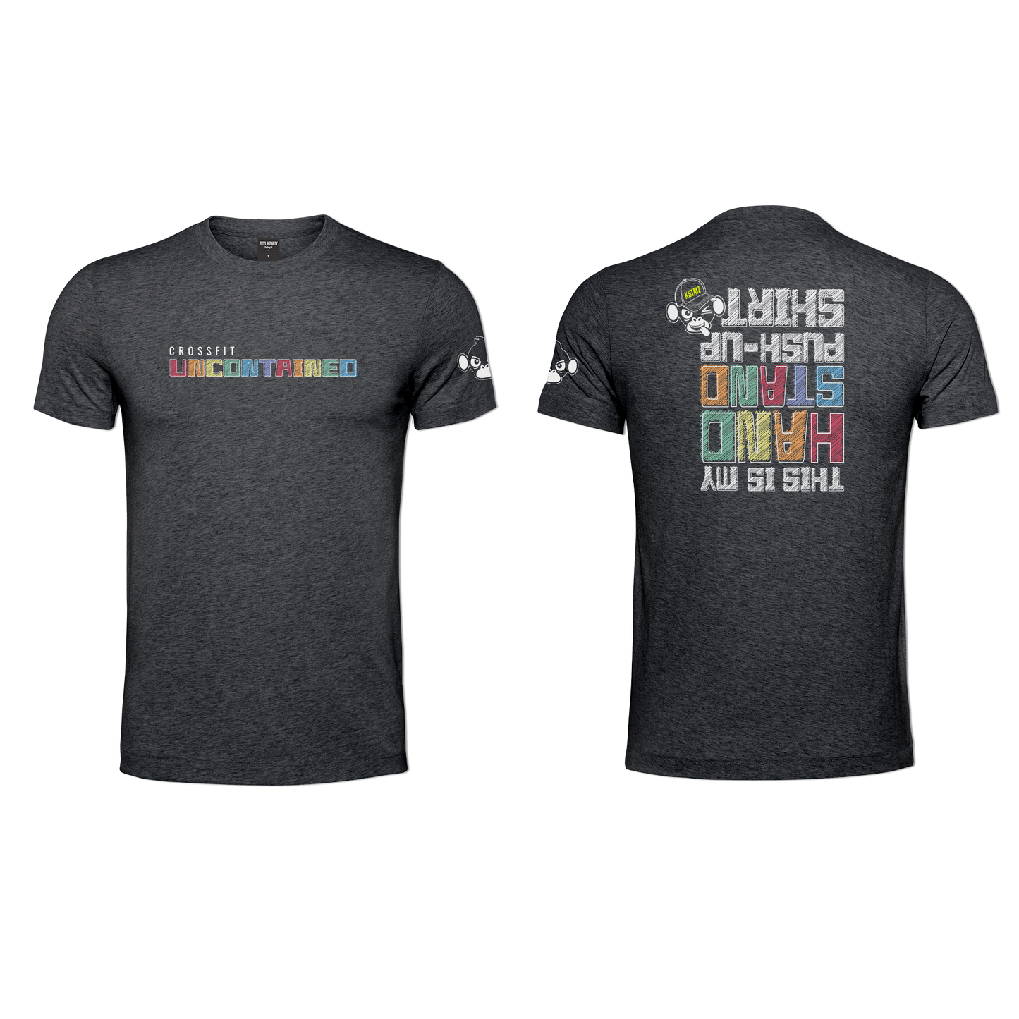 CF Uncontained HSPU Men's T-Shirt - Charcoal Melange