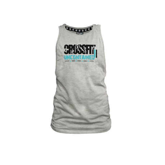 Uncontained II Ladies Muscle Tank - Grey Melange