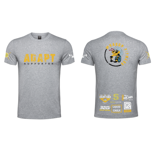 WHASCP Supporter Men's T-Shirt - Light Grey Melange