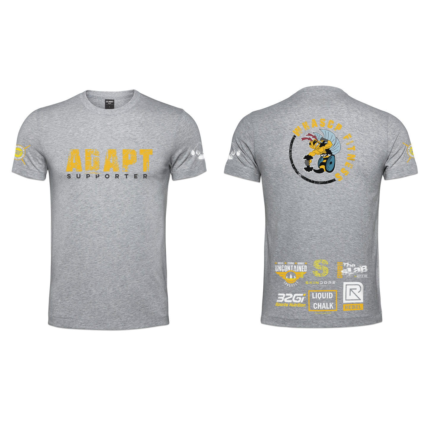 WHASCP Supporter Ladies T-Shirt - Light Grey Melange