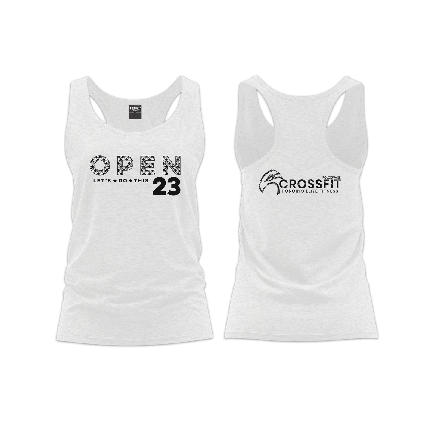 Polokwane Open 2023 Ladies Straight Cut Vest - White Melange
