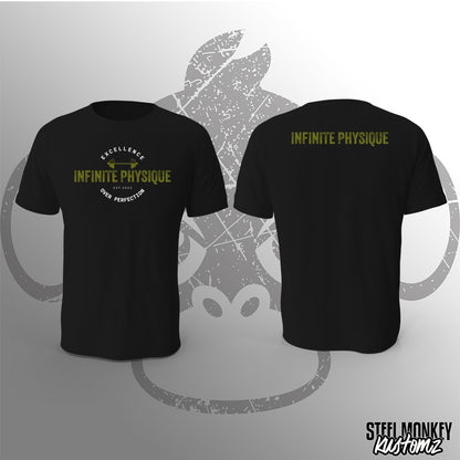 Infinite Physique - T-Shirt - Black - Green Print