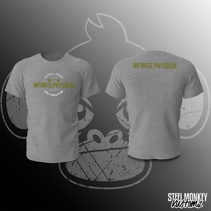 Infinite Physique - T-Shirt - Grey - Green Print