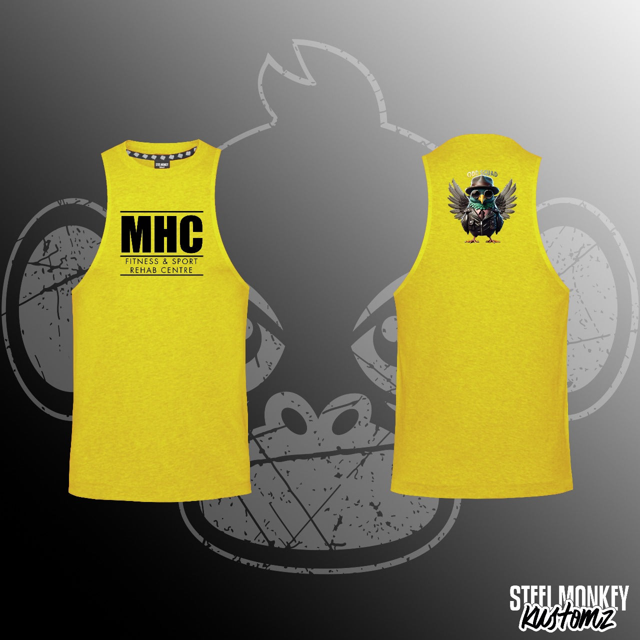 Tammy - MHC - Yellow Spandex - Muscle Tank - Ladies - Medium