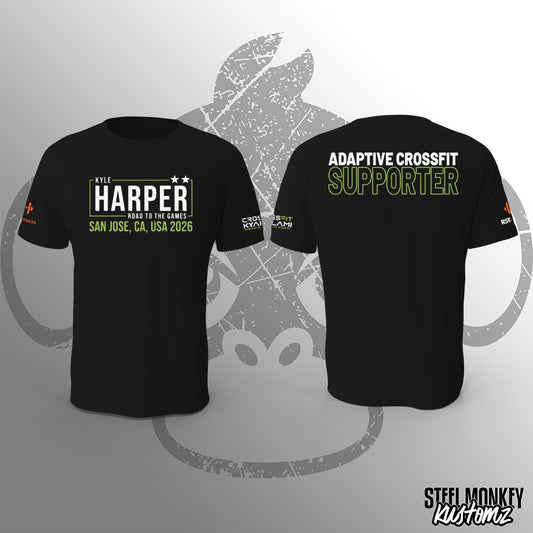 Kyle Harper - T-Shirt - Black - Road to the Games - Supporter