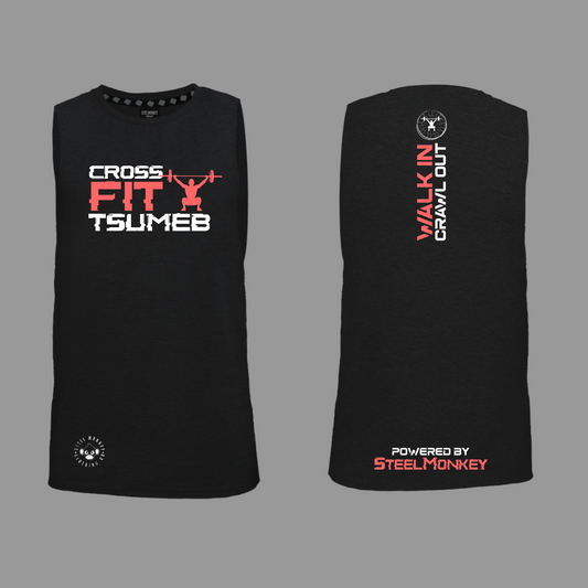 CF Namibia - Ladies Muscle Tanks - Walk in, Crawl out - Black