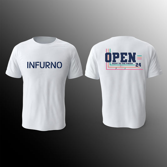 Fitness Infurno - T-Shirt - White - Open24