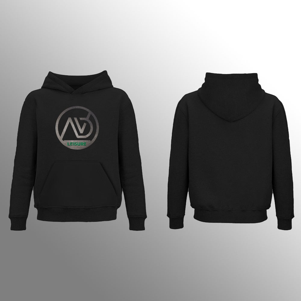 ADV Leisure - Hoodie - Black - Silver