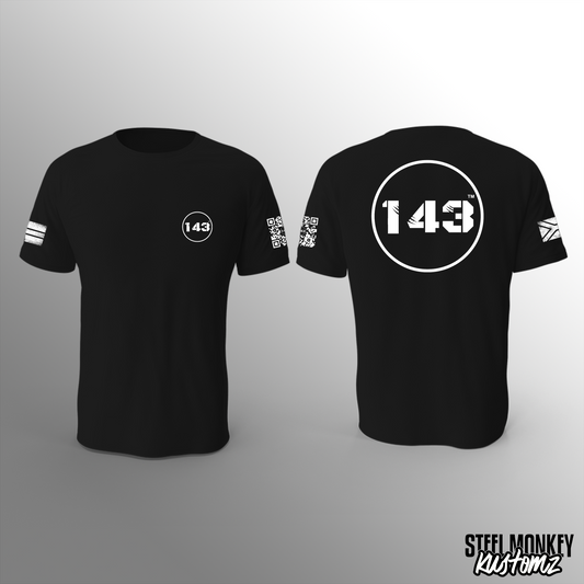 143 Awareness - Black - T-Shirt