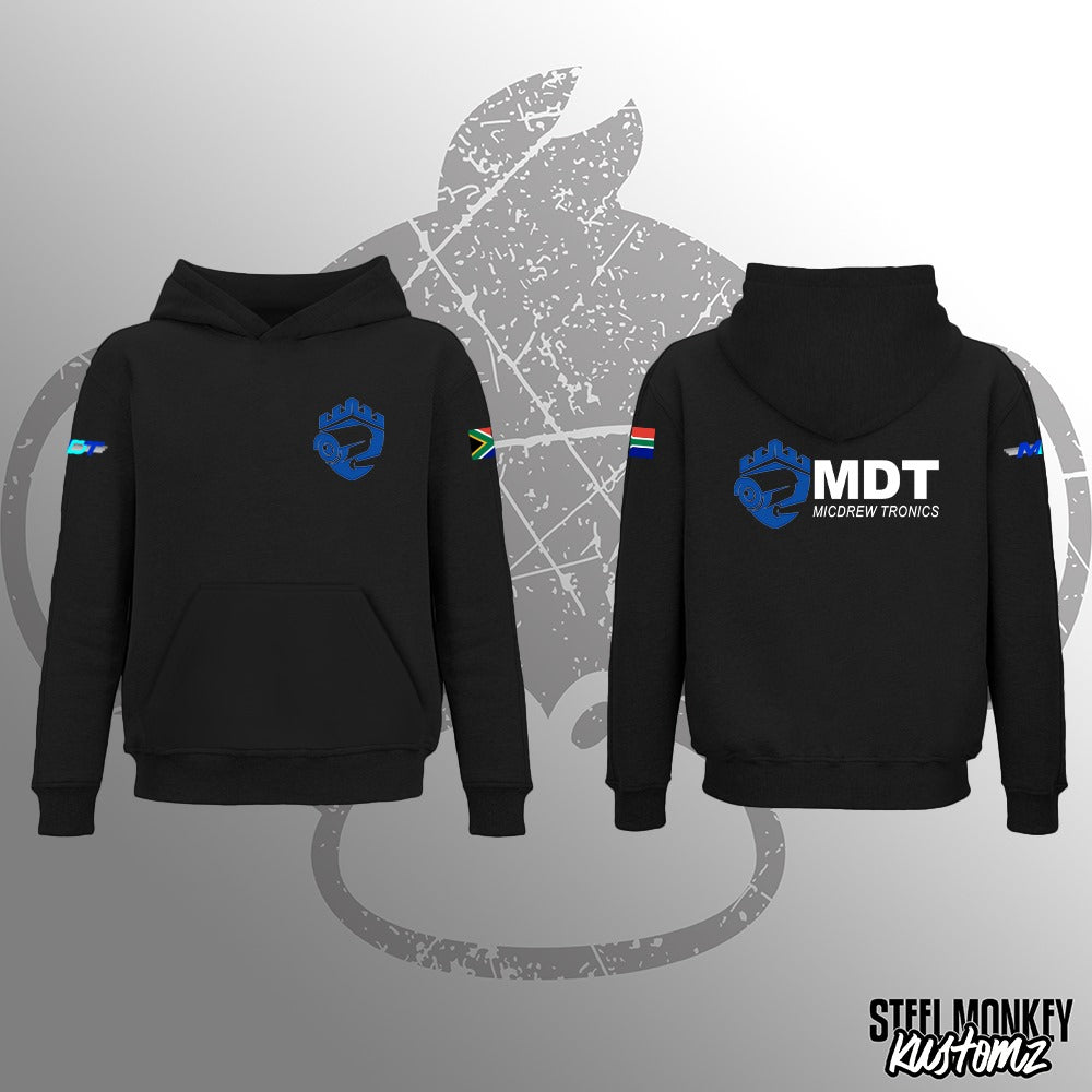 MDT - Black Brushed Fleece - Hoodie - Mens - XLarge