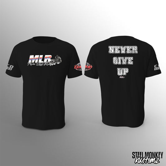 Marius Lloyd Racing - T-Shirt - Black - Never Give Up