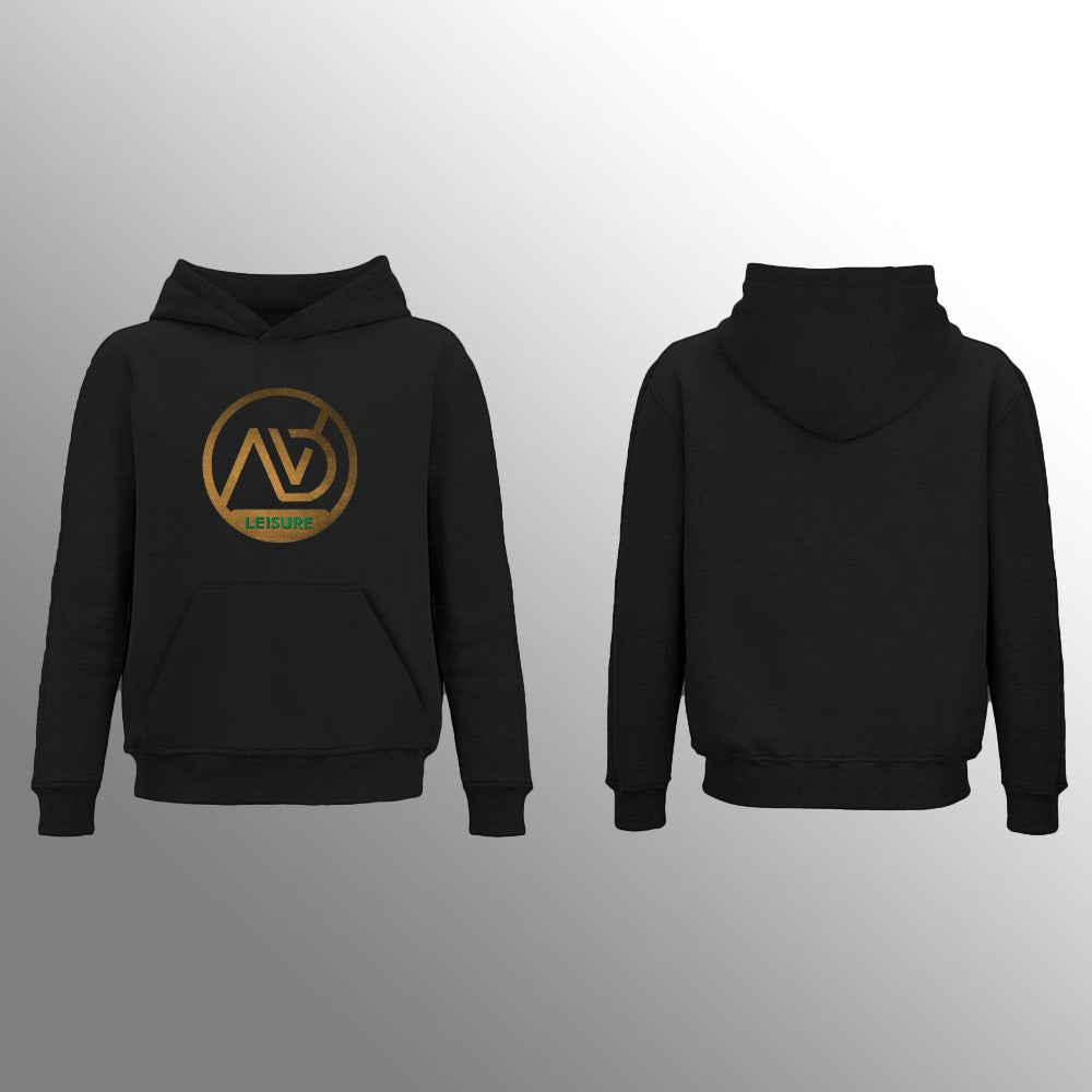 ADV Leisure - Hoodie - Black - Gold