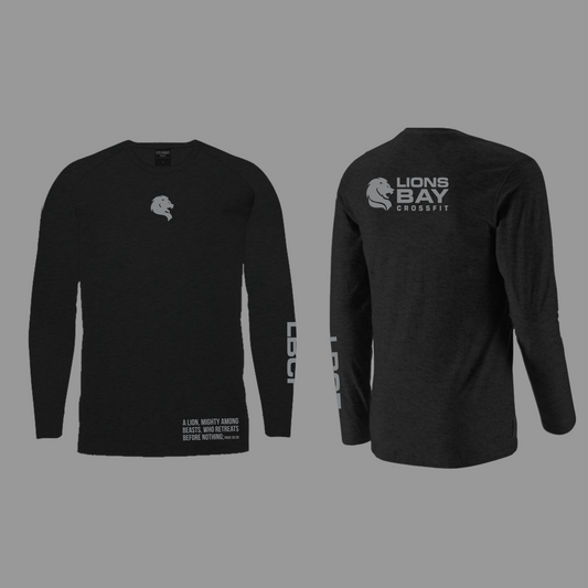 Lions Bay Crossfit - Unisex Longsleeve - Mighty Lion - Black