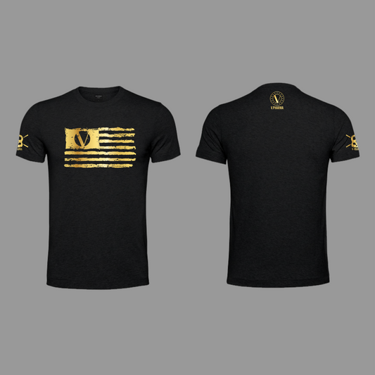 V-Pharma - Tshirt - Black & Gold