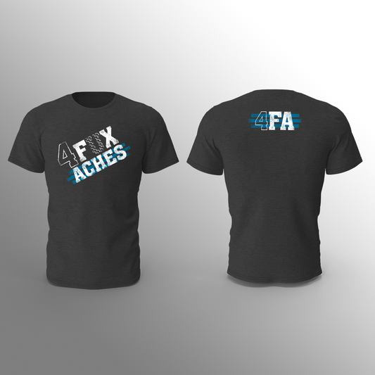 4FA - Charcoal - T-Shirt - Skew Front - Big
