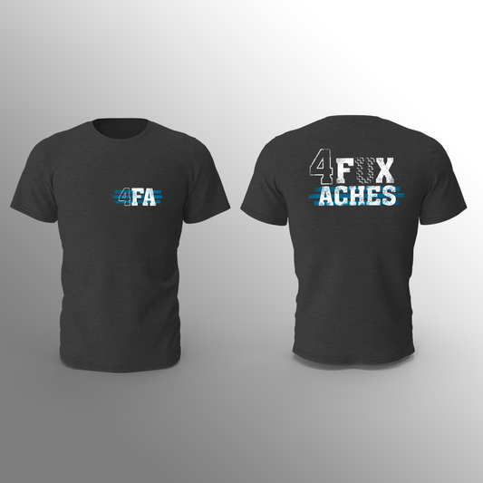 4FA - Charcoal - T-Shirt - Back