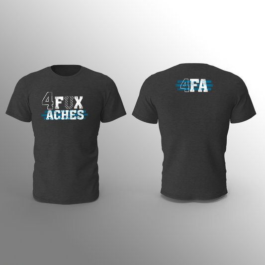4FA - Charcoal - T-Shirt - Front