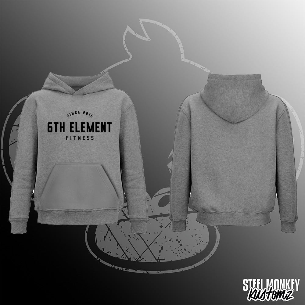 6th Element Fitness - Hoodie - Grey - '15